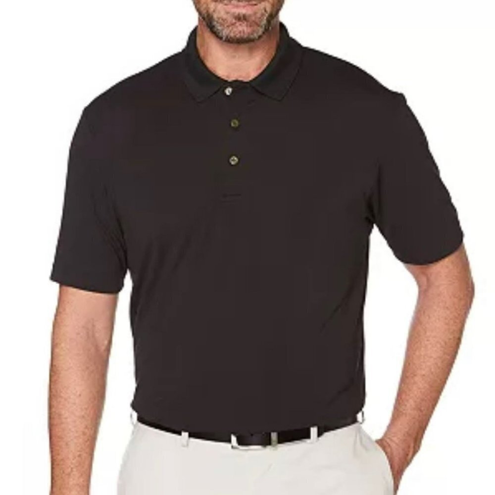 Grand Slam Classic Fit Black Men's Golf Polo Size M